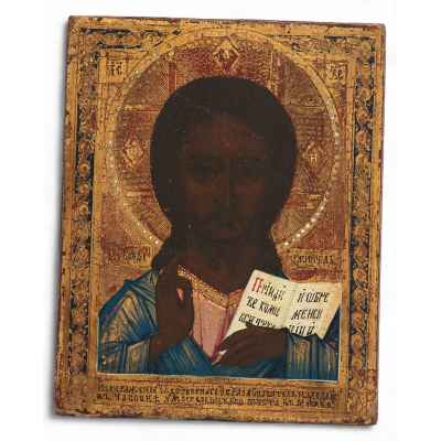 Икона Господь Вседержитель  Время исполнения: начало XX века. Москва Начало XX века