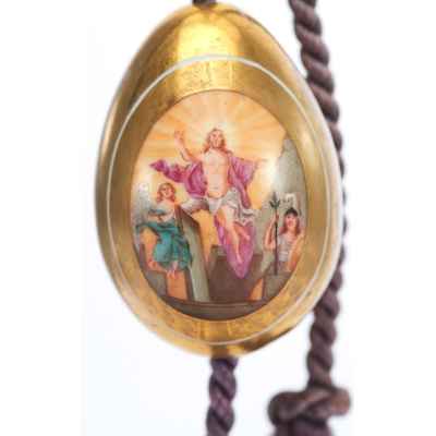 Пасхальное яйцо. сцена Воскресения Господня Россия Начало XX века