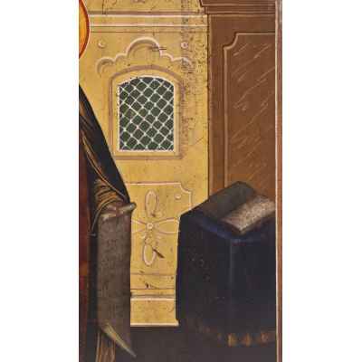 Икона Преп. Виталий Александрийский сер. XIX в. 51,2x38 см.  XIX век