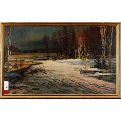 Картина «Весенний пейзаж. Россия.» Россия 1959