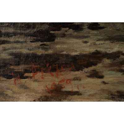 Картина «Весенний пейзаж. Россия.» Россия 1959