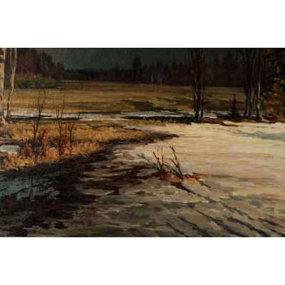 Картина «Весенний пейзаж. Россия.» Россия 1959