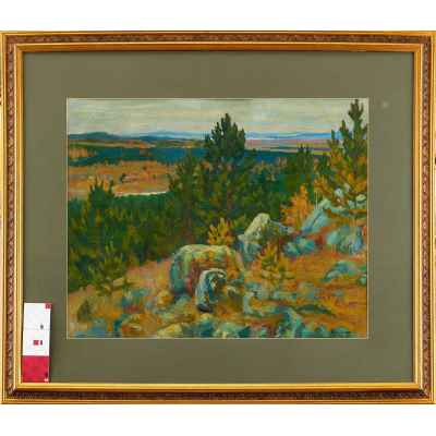 Картина «В окрестностях Нижне-Исетского завода» Урал 1923