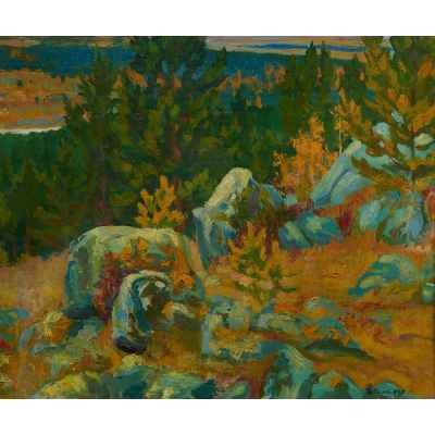 Картина «В окрестностях Нижне-Исетского завода» Урал 1923