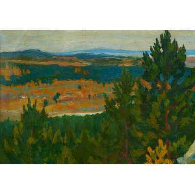 Картина «В окрестностях Нижне-Исетского завода» Урал 1923