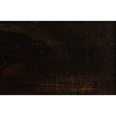 Пейзаж с горной рекой Европа Конец XIX века