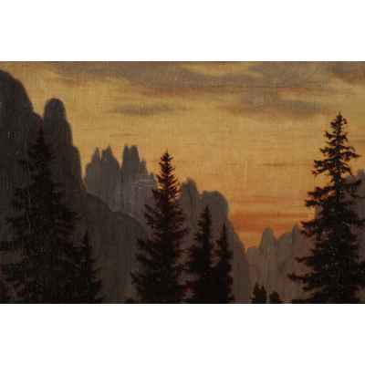 Картина «Бледные скалы» Польша Начало XX века