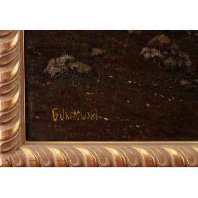 Картина «Бледные скалы» Польша Начало XX века