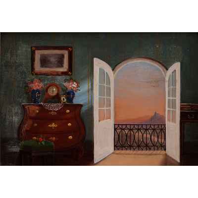 Картина «Интерьер с балконом»  1930 гг