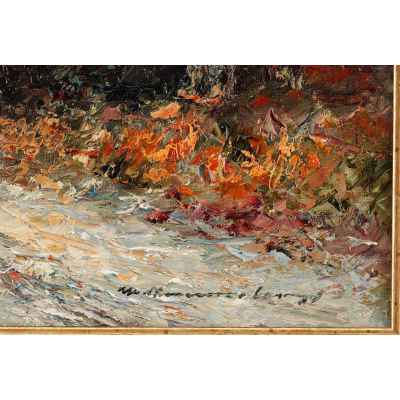 Пейзаж с путешественником Германия 1928