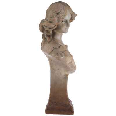 Бюст красавицы фирма Johanna Maresch, Богемия Начало XX века