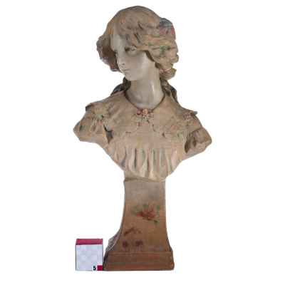 Бюст красавицы фирма Johanna Maresch, Богемия Начало XX века