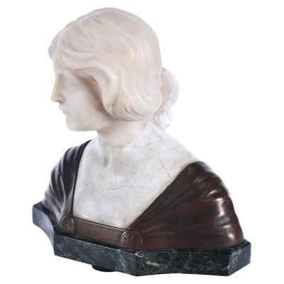 Бюст неизвестной девушки W. Sommer Европа 1910