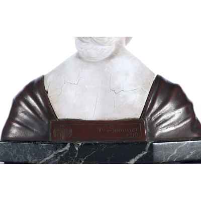 Бюст неизвестной девушки W. Sommer Европа 1910