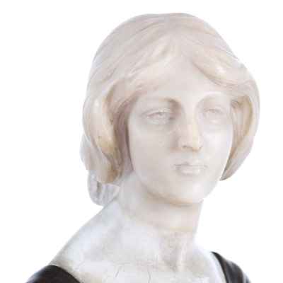 Бюст неизвестной девушки W. Sommer Европа 1910