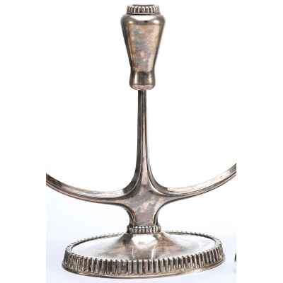 Подсвечник на три свечи в стиле ардеко. Германия.  Koch & Bergfeld. 1930-е гг