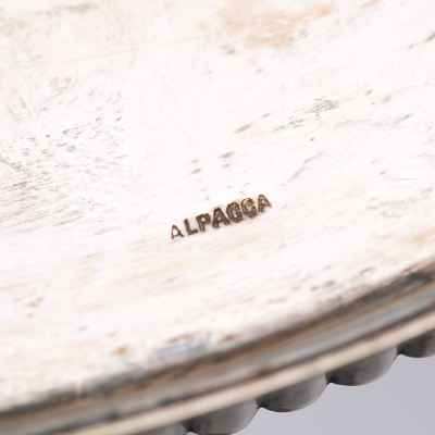 Подсвечник на три свечи в стиле ардеко. Германия.  Koch & Bergfeld. 1930-е гг