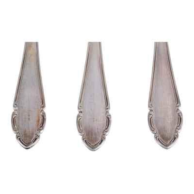 Набор чайных ложек серебро 800 пр. 131,5 гр. Австрия нач. ХХ в. фирма Випценса Карла Дуба, Вена (Австрия) после 1922 г