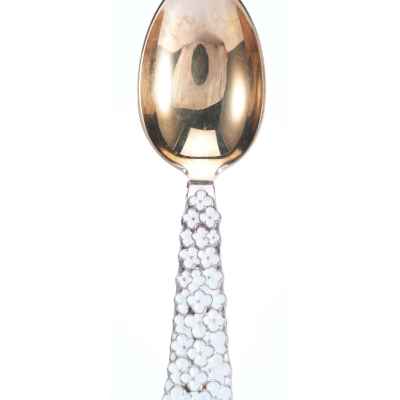 Коллекционная рождественская ложка серебро 925 пр, ХХ гр. A. Michelsen Дания 1956 г. Дания 1956