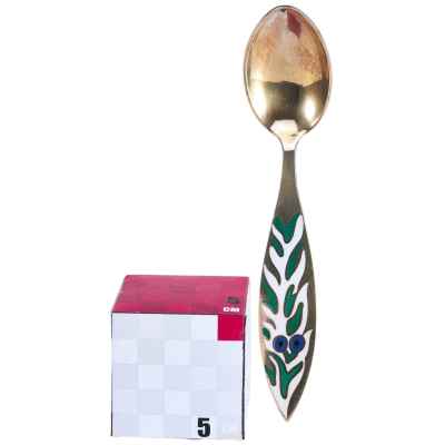 Коллекционная рождественская ложка серебро 925 пр, 42,1 гр. A. Michelsen Дания 1970 г. Дания 1970 г