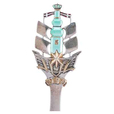 Коллекционная рождественская ложка серебро 925 пр, 46,5 гр. A. Michelsen Дания 1930 г. Дания 1930 г