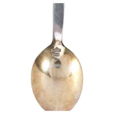 Коллекционная рождественская ложка серебро 925 пр, 46,5 гр. A. Michelsen Дания 1930 г. Дания 1930 г