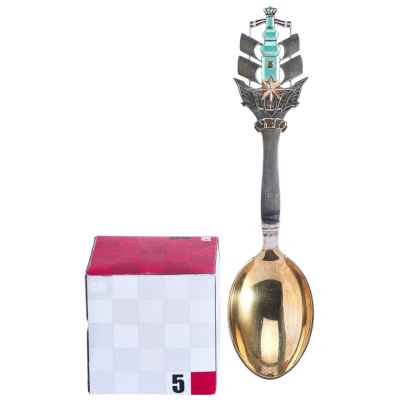 Коллекционная рождественская ложка серебро 925 пр, 46,5 гр. A. Michelsen Дания 1930 г. Дания 1930 г