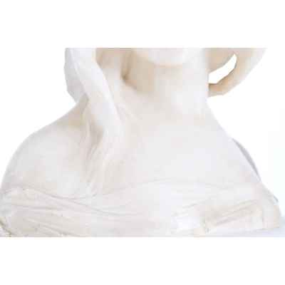 Скульптурный бюст из алебастра Европа начало XX века