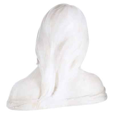 Скульптурный бюст из алебастра Европа начало XX века