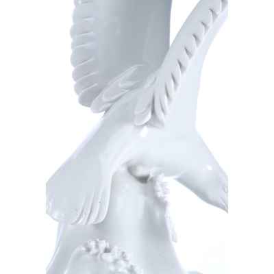 Скульптура Чайка фарфор, Мейсен (Meissen) Германия 1960-70-е гг. Н-42 см. Мейсен, Германия 1960-1970 гг