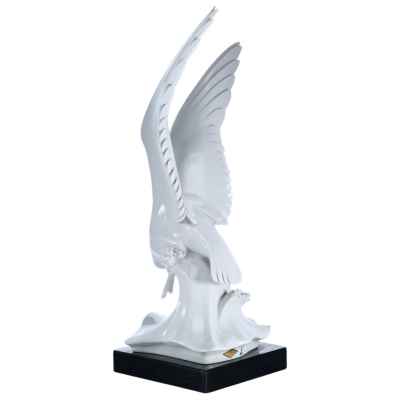 Скульптура Чайка фарфор, Мейсен (Meissen) Германия 1960-70-е гг. Н-42 см. Мейсен, Германия 1960-1970 гг