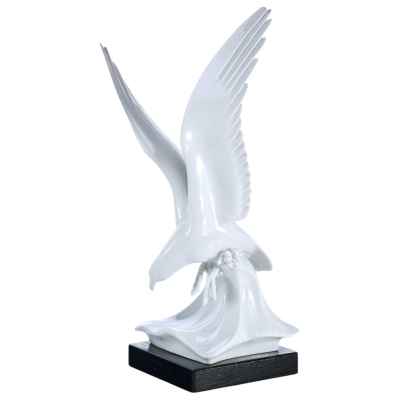 Скульптура Чайка фарфор, Мейсен (Meissen) Германия 1960-70-е гг. Н-42 см. Мейсен, Германия 1960-1970 гг