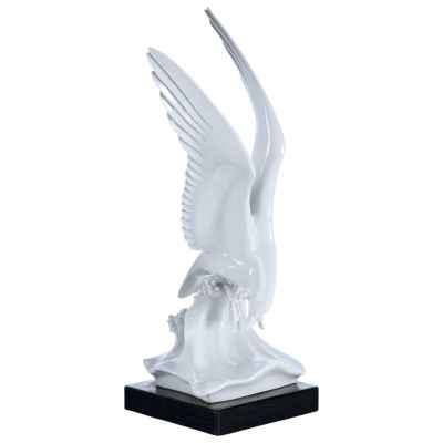 Скульптура Чайка фарфор, Мейсен (Meissen) Германия 1960-70-е гг. Н-42 см. Мейсен, Германия 1960-1970 гг