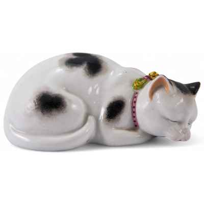 Скульптура Кошка Sächsische Porzellan-Manufaktur Dresden Германия Н-4,7 см. Потшаппель, Германия Первая четверть XX века