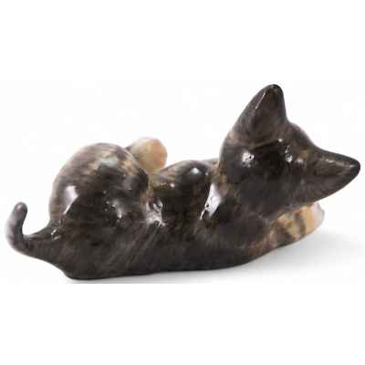 Скульптура Котенок с мячиком фарфор, Аугартен (Augarten) Австрия 1990-е гг. Н-4,2 см. Аугартен, Австрия 1990-гг