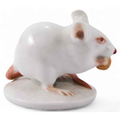 Скульптура фарфоровая «Мышка» Аугартен, Австрия начало XXI века
