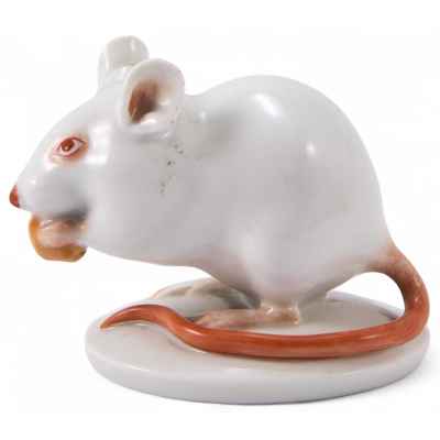 Скульптура фарфоровая «Мышка» Аугартен, Австрия начало XXI века