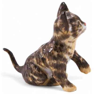 Скульптура Котенок фарфор, Аугартен (Augarten) Австрия 1990-е гг. Н-6 см. Аугартен, Австрия 1990-е гг