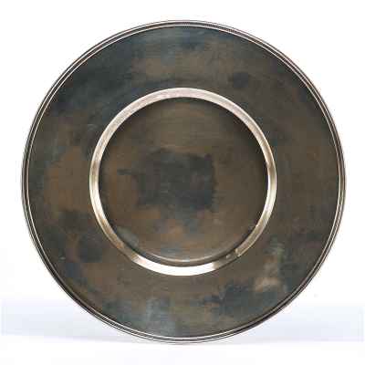 Блюдце серебряное Европа 1980-е