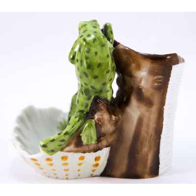 Ваза с двумя лягушками Pesпекк, Тюрингия 1878-1937 гг