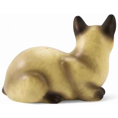 Скульптура Сиамская кошка фаянс, Италия сер. ХХ в. Н-11,5 см. Италия конец XX века