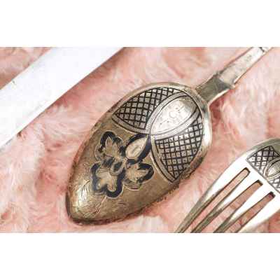 Набор столовых приборов «Эгоист» Москва, Россия. Москва, Россия 1878