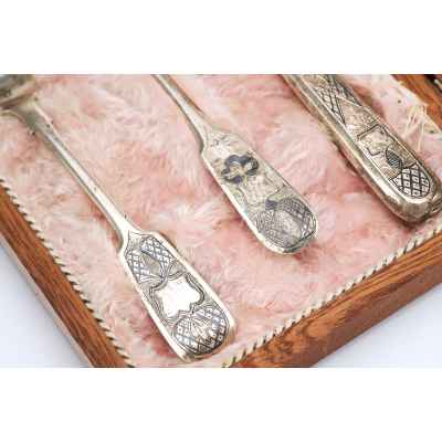 Набор столовых приборов «Эгоист» Москва, Россия. Москва, Россия 1878