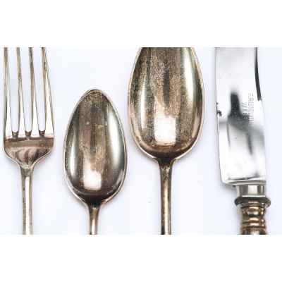 Набор столовых приборов. Вена, Австро-Венгрия. Вена, Австро-Венгрия 1872 - 1922 гг