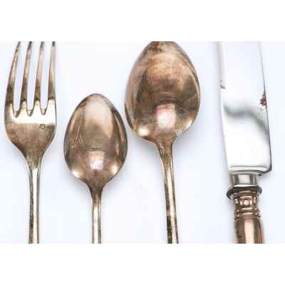 Набор столовых приборов. Вена, Австро-Венгрия. Вена, Австро-Венгрия 1872 - 1922 гг