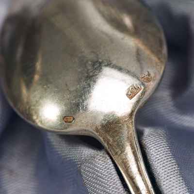 Набор столовых принадлежностей в подарочном футляре фабрика Александра Штурма, Вена. Австрия. около 1922 г