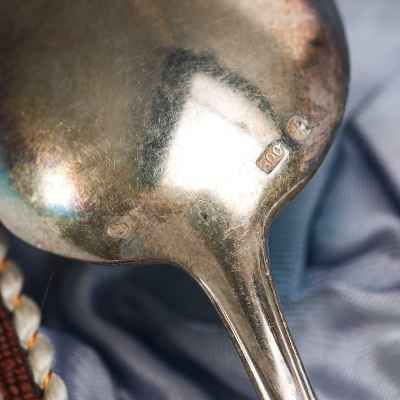 Набор столовых принадлежностей в подарочном футляре фабрика Александра Штурма, Вена. Австрия. около 1922 г