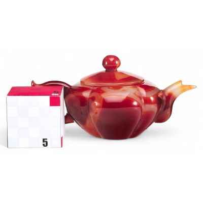 Чайник из слоистого агата Китай конец XX века