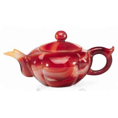 Чайник из слоистого агата Китай конец XX века