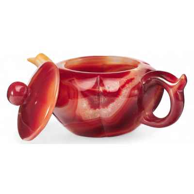 Чайник из слоистого агата Китай конец XX века